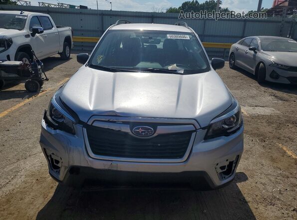 JF2SKACC6KH475852 2019 SUBARU FORESTER Silver Դիմացի տեսք