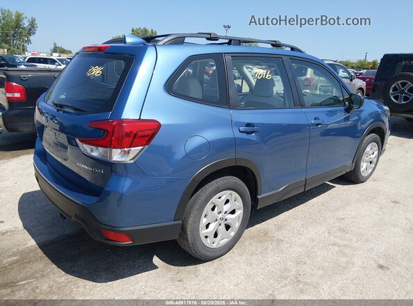 JF2SKACC7KH436817 2019 SUBARU FORESTER Blue Rear right
