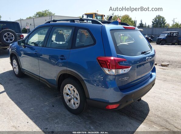 JF2SKACC7KH436817 2019 SUBARU FORESTER Blue Rear left