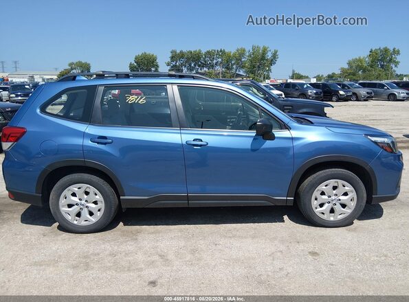JF2SKACC7KH436817 2019 SUBARU FORESTER Blue Rear interior view