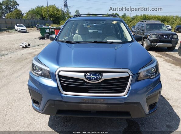 JF2SKACC7KH436817 2019 SUBARU FORESTER Blue Instrument cluster view