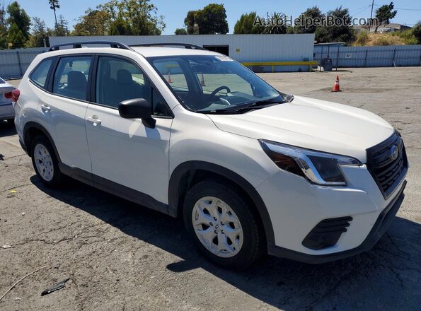 JF2SKACC7NH430777 2022 SUBARU FORESTER White Przód prawy