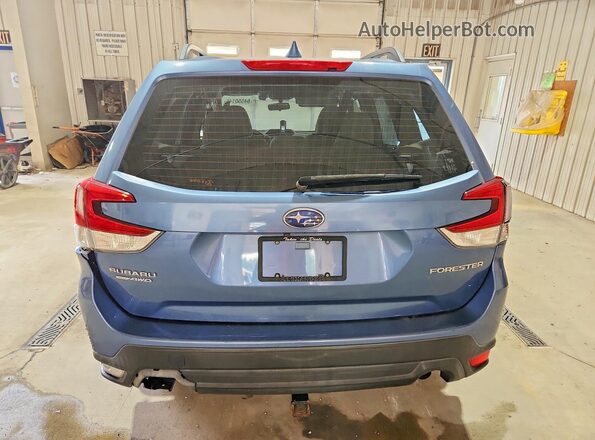 JF2SKACC8KH488604 2019 SUBARU FORESTER Blue უკანა ხედი