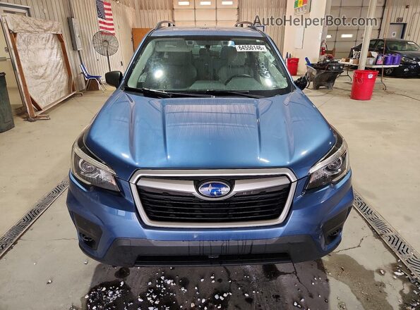 JF2SKACC8KH488604 2019 SUBARU FORESTER Blue წინა ხედი