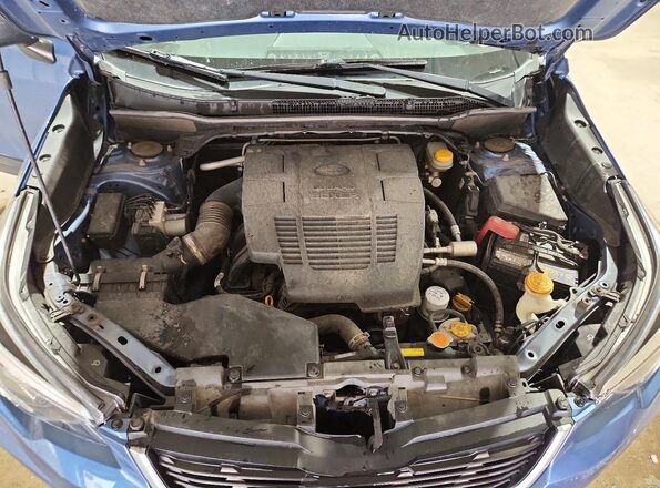 JF2SKACC8KH488604 2019 SUBARU FORESTER Blue ძრავის განყოფილების ხედი