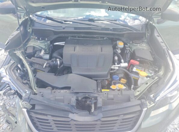 JF2SKACCXKH415136 2019 SUBARU FORESTER Green Շարժիչի բաժամունքի տեսք