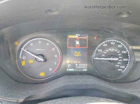 JF2SKACCXKH474882 2019 SUBARU FORESTER Угольный Вид щитка приборов