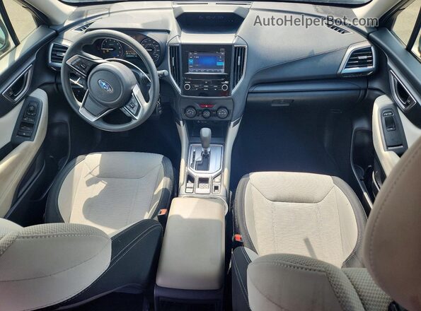 JF2SKADC0MH576726 2021 SUBARU FORESTER Black Առջևի վահանակի տեսք