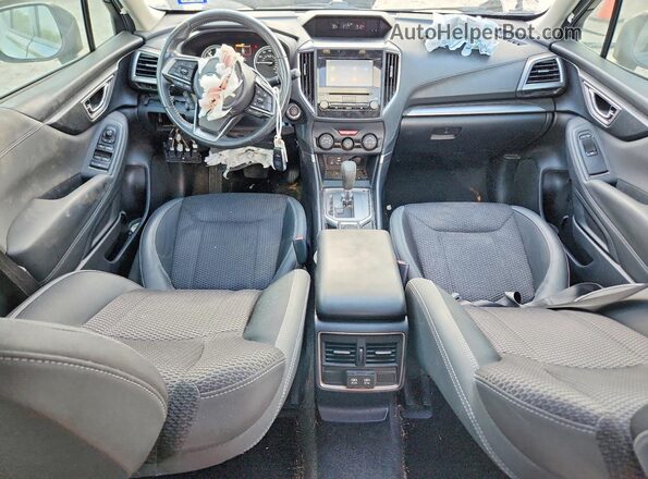JF2SKADC1NH433060 2022 SUBARU FORESTER Black Widok deski rozdzielczej