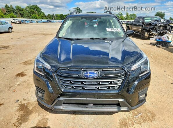 JF2SKADC1PH492094 2023 SUBARU FORESTER Black წინა ხედი