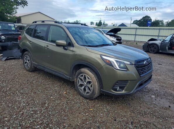 JF2SKADC3PH401259 2023 SUBARU FORESTER Green Przód prawy