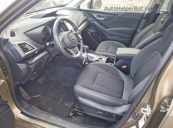 JF2SKADC3PH401259 2023 SUBARU FORESTER Green Widok wnętrza z przodu