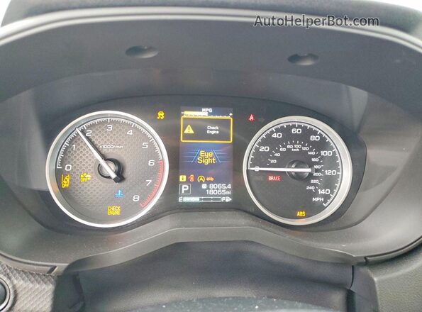 JF2SKADC3PH528514 2023 SUBARU FORESTER Черный Вид щитка приборов
