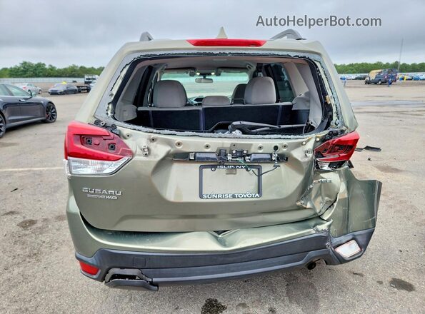 JF2SKADC4LH444292 2020 SUBARU FORESTER Green Вид ззаду