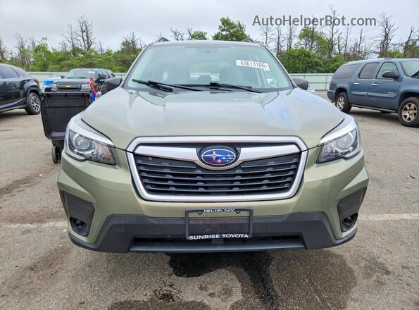 JF2SKADC4LH444292 2020 SUBARU FORESTER Green Вид спереду