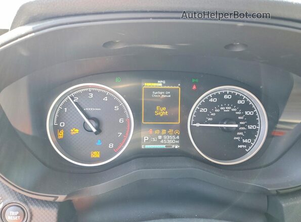 JF2SKADC5RH503052 2024 SUBARU FORESTER Зеленый Вид щитка приборов