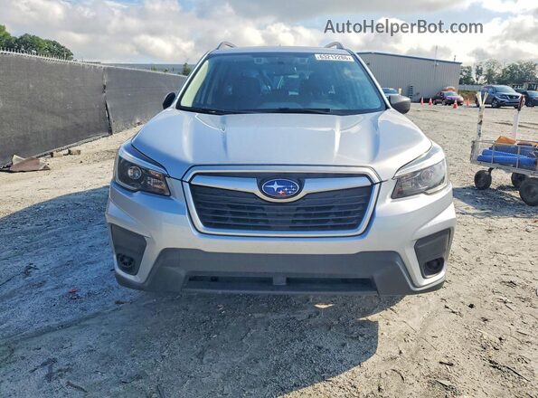 JF2SKADC6MH413840 2021 SUBARU FORESTER Silver Front view