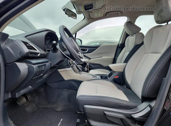 JF2SKADC7LH436624 2020 SUBARU FORESTER Black Widok wnętrza z przodu