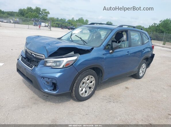 JF2SKADC7MH485582 2021 SUBARU FORESTER Blue Przód lewy