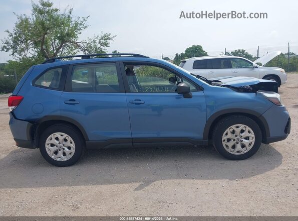 JF2SKADC7MH485582 2021 SUBARU FORESTER Blue Widok wnętrza z tyłu