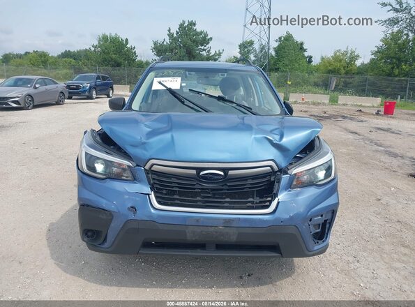 JF2SKADC7MH485582 2021 SUBARU FORESTER Синий Вид щитка приборов