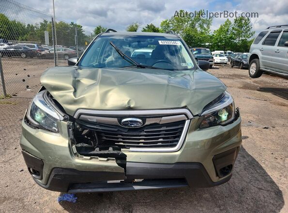 JF2SKADC7MH563813 2021 SUBARU FORESTER Зеленый Вид спереди