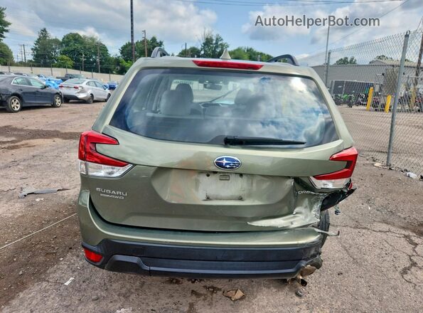 JF2SKADC7MH563813 2021 SUBARU FORESTER Зеленый Вид сзади