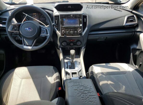 JF2SKADC8LH593689 2020 SUBARU FORESTER White წინა პანელის ხედი
