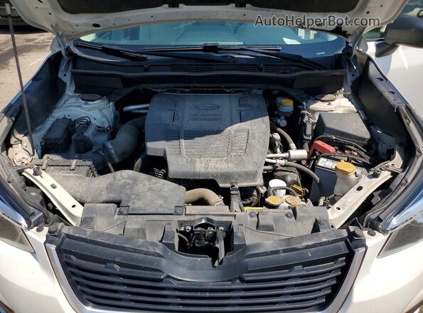 JF2SKADC8LH593689 2020 SUBARU FORESTER White ძრავის განყოფილების ხედი