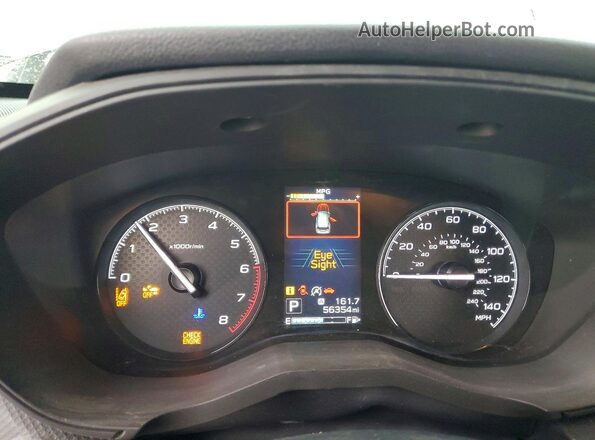 JF2SKADC9MH487379 2021 SUBARU FORESTER Gray ხელსაწყოთა პანელის ხედი