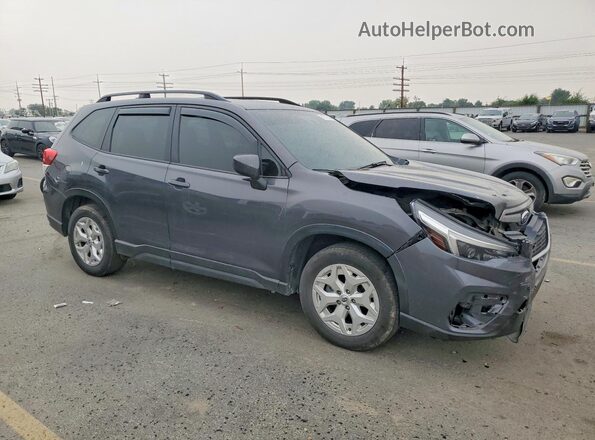 JF2SKADC9MH487379 2021 SUBARU FORESTER Gray წინა მარჯვენა