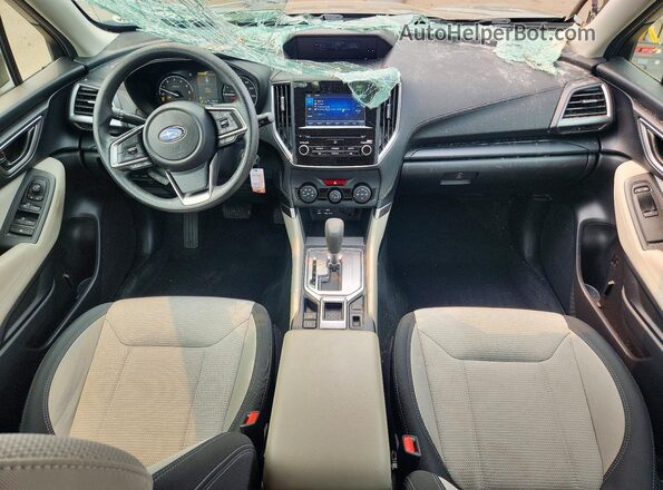 JF2SKADC9MH575249 2021 SUBARU FORESTER Зеленый Вид панели приборов