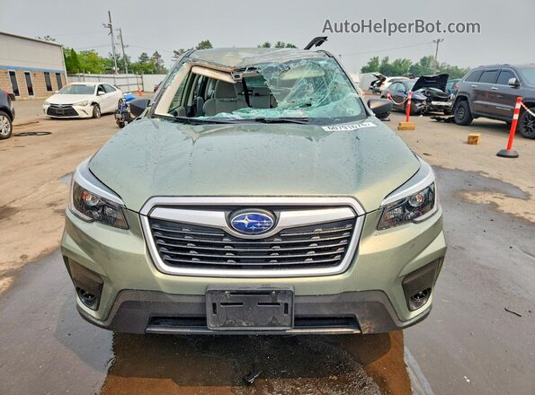 JF2SKADC9MH575249 2021 SUBARU FORESTER Зеленый Вид спереди