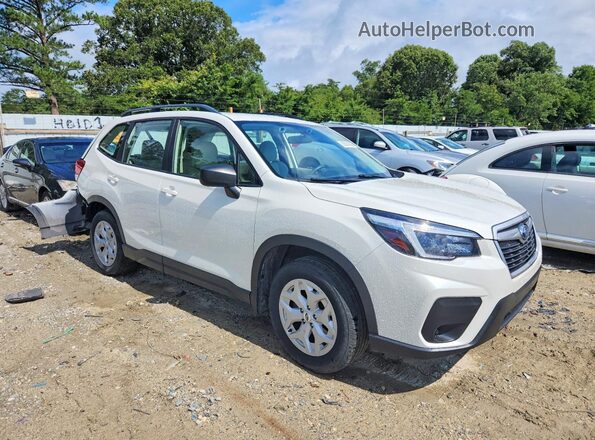 JF2SKADC9MH583514 2021 SUBARU FORESTER White Delantero derecho
