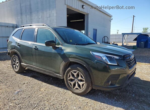JF2SKADC9NH439916 2022 SUBARU FORESTER Green Przód prawy