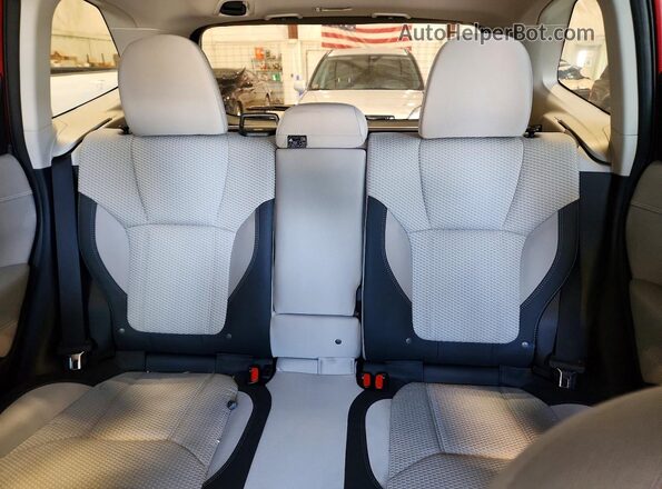 JF2SKADC9RH489687 2024 SUBARU FORESTER Red Rear seats view