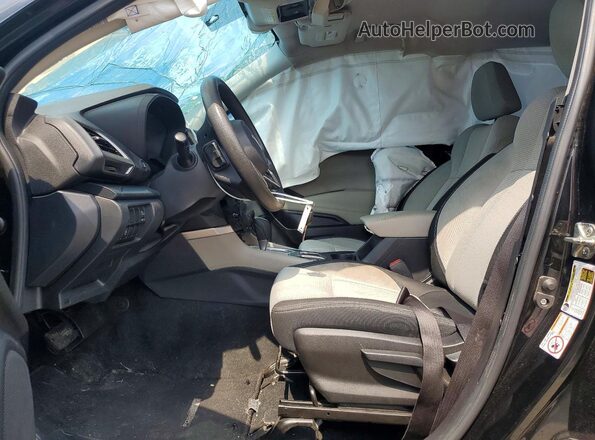 JF2SKADCXLH418067 2020 SUBARU FORESTER Black Front interior view