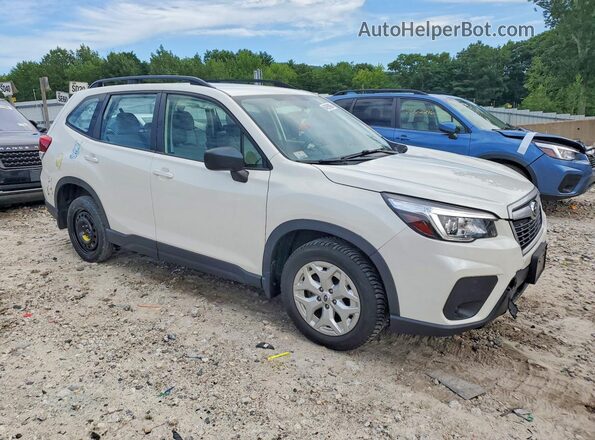 JF2SKADCXLH522395 2020 SUBARU FORESTER Белый Передняя правая четверть
