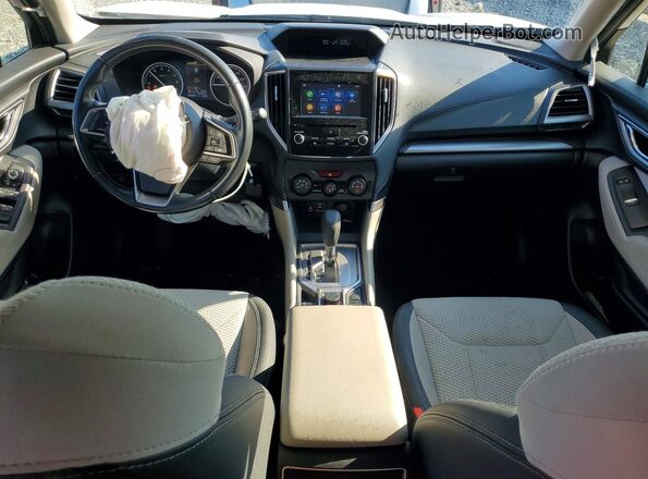 JF2SKAEC0KH578083 2019 SUBARU FORESTER White Dashboard view
