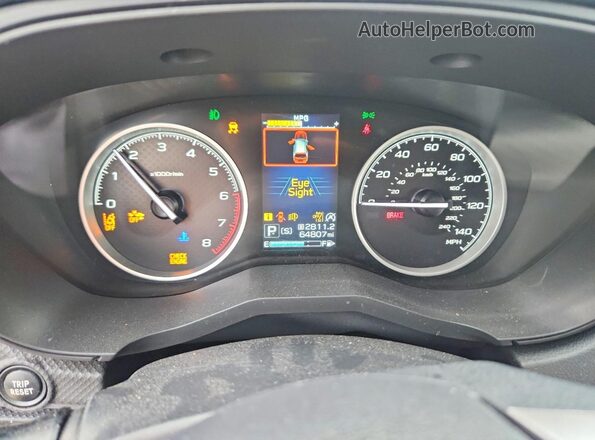 JF2SKAEC1PH447719 2023 SUBARU FORESTER Green Вид щитка приладів