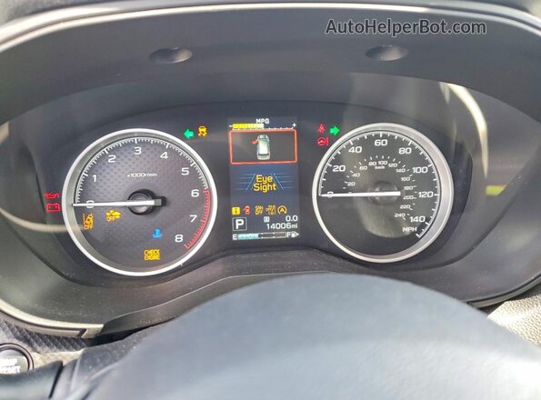 JF2SKAEC1PH462043 2023 SUBARU FORESTER Silver Instrument cluster view