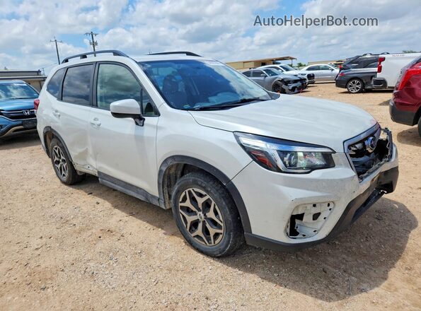 JF2SKAEC2KH443087 2019 SUBARU FORESTER White Przód prawy