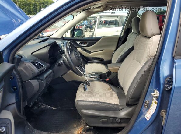 JF2SKAEC2KH454073 2019 SUBARU FORESTER Blue Vista interior delantera