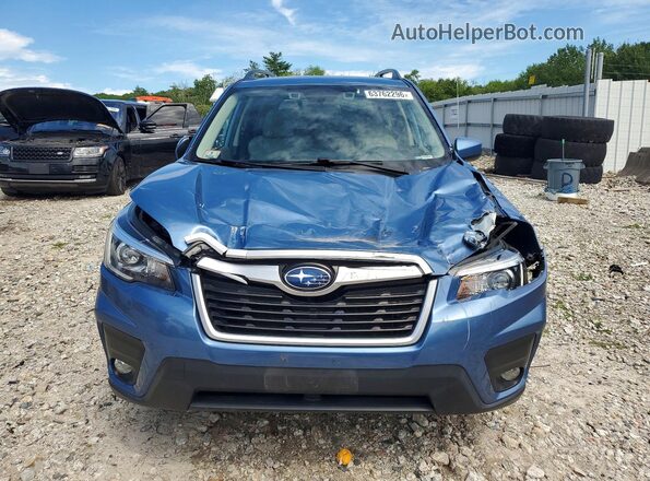 JF2SKAEC2KH454073 2019 SUBARU FORESTER Blue Vista frontal