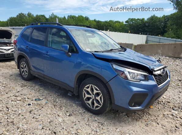 JF2SKAEC2KH454073 2019 SUBARU FORESTER Blue Delantero derecho