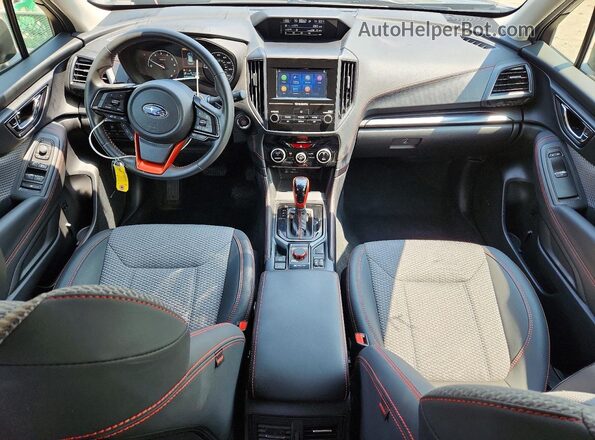 JF2SKAEC2RH461387 2024 SUBARU FORESTER Gray Dashboard view