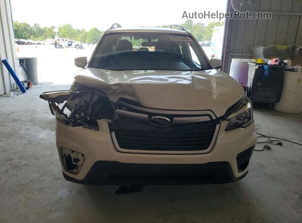 JF2SKAEC4KH465060 2019 SUBARU FORESTER White Դիմացի տեսք