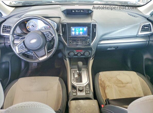 JF2SKAEC4KH465060 2019 SUBARU FORESTER White Առջևի վահանակի տեսք