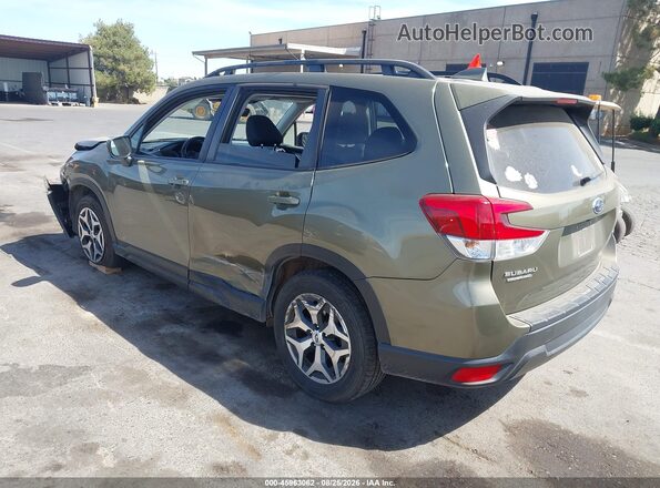 JF2SKAEC4NH416705 2022 SUBARU FORESTER Green Задня ліва чверть