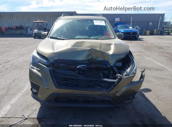 JF2SKAEC4NH416705 2022 SUBARU FORESTER Green Вид щитка приладів